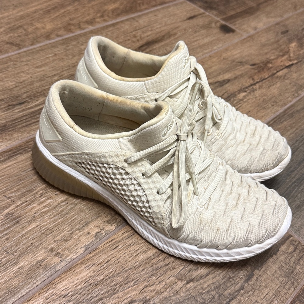 Asics Cream Women's Sneakers USED